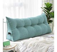 YSZBD Cojin Lectura Respaldo De Cama Almohada Triangularcojines Grandes Cojin Respaldo Sofa Cojines Grandes Camarespaldo Cabecero Desmontablefunda Lavable,C-80x50x20cm