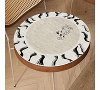 YSZBD Cojines Redondos para Sillas Nordicas CojíN Redondo para Silla De Cincuenta CentíMetros De DiáMetro Cojines para Sillas De Oficina(1,45x45cm)