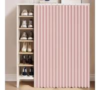 YSZBD - Cortina de armario, cortina antipolvo, para estanterías, cortina de armario deslizante, cortina de sombreado impermeable, cortinas de cocina para estantes, altura de 110 cm y 40 cm