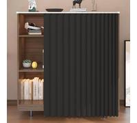 YSZBD Cortina para armario, cortina antipolvo para estanterías, cortina para armario deslizante, cortina de sombra, cortinas para armario impermeables de cocina para estanterías (B,H120 cm/W50 cm)