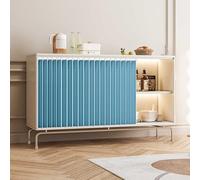 YSZBD Cortinas Debajo del Fregadero con Rieles Deslizantes Cortinas Antipolvo para Gabinetes Cortina Prueba Polvo para Estantes Cortinas De Cocina Cortas(#3,W70xH50cm)