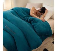 YSZBD Edredones De Terciopelo Grueso Manta EdredóN Cama Edredon De Invierno CáLido EdredóN De Matrimonio para Invierno Grueso(#1,150x200cm-3kg)