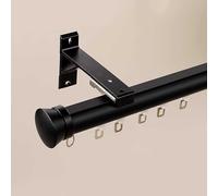 YSZBD Riel de Cortina silencioso montado en la Pared, riel de Cortina de una Sola vía, también Sirve como Separador de ambientes; Pantalla de privacidad Robusta (C,140cm)