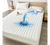 YSZBD Sabanas Bajeras 180x200 Ajustables Sabana Bajera Funda De ColchóN con Acolchada Impermeable Fundas para Colchon(r1,120x200cm)