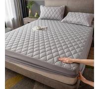 YSZBD Sabanas Bajeras 180x200 Ajustables Sabana Bajera Funda De ColchóN con Acolchada Impermeable Fundas para Colchon(z7,180x200cm)