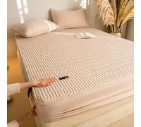 YSZBD Sabanas Bajeras 180x200 Ajustables Sabana Bajera Funda De ColchóN con Acolchada Impermeable Fundas para Colchon(z5,200x220cm)