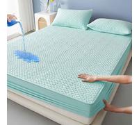 YSZBD Sabanas Bajeras 180x200 Ajustables Sabana Bajera Funda De ColchóN con Acolchada Impermeable Fundas para Colchon(f6,90x200cm)