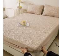 YSZBD Sabanas Bajeras 180x200 Ajustables Sabana Bajera Funda De ColchóN con Acolchada Impermeable Fundas para Colchon(c4,200x220cm)