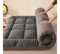 YSZBD Tatami Plegable Suelo Dormir Futon Sofa Cama Futon Japones Plegable Suave Sherpa Lana Corderito Confort Extremo(#3,160x200cm)