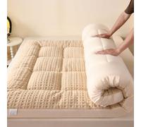 YSZBD Tatami Plegable Suelo Dormir Futon Sofa Cama Futon Japones Plegable Suave Sherpa Lana Corderito Confort Extremo(#6,200x220cm)