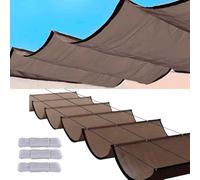 YSZBD Vela De Sombra Wave-Shade Toldo Lateral RetráCtil Exterior Toldo Exterior Terraza Toldo Vela Toldos Impermeables Exterior(#1,1.8x6M)