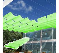 YSZBD Vela De Sombra Wave-Shade Toldos Exterior Terraza Retractil Toldos para Patio Toldo Vela Rectangular Transpirable con Bloqueo UV del 95%(#3,2.4x15m)