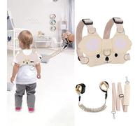 YTACREA 3 en 1 Arnés Niño de Seguridad, Muñequera Niños Antiperdida con Llave de Seguridad Koala, Ajustable Arnes Bebe para Caminar, Cabestrillo Infantil para Actividades al Aire Libre
