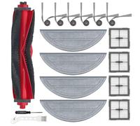 Ytaland Accesorios de repuesto para Roborock Q10 S5/Q10 S5+/X5/X5+ (1 cepillo principal, 6 cepillos laterales, 4 filtros HEPA, 4 almohadillas de limpieza)