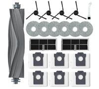 Ytaland - Accesorios para robot aspirador Dreame X40 Ultra Complete / L40 Ultra / X40 Master/Mova P50 Pro Ultra (1 cepillo principal, 4 cepillos laterales, 2 filtros HEPA, 6 bolsas para el polvo, 6
