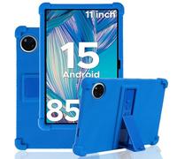 Ytaland Étui de Protection Pour para Tablet DOOGEE U11/U11 Pro de 11 Pulgadas [Kickstand] [Antichoque] [Anti-Chute] [múltiple Ángulo de Vista] Soft TPU Coque en Aleta Flexible de Silicona (Azul)