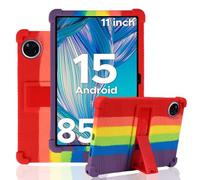 Ytaland Étui de Protection Pour para Tablet DOOGEE U11/U11 Pro de 11 Pulgadas [Kickstand] [Antichoque] [Anti-Chute] [múltiple Ángulo de Vista] Soft TPU Coque en Aleta Flexible de Silicona (Arcoíris)