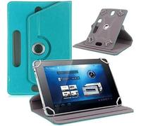 Ytaland - Funda universal para tablet Blackview de 10 pulgadas/Tab70 WiFi/Tab80/Tab30, de piel sintética, para tablet de 10 a 10,5 pulgadas, compatible con Teclast M50/T40HD (azul)