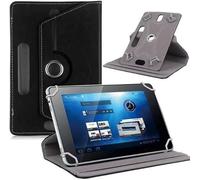 Ytaland - Funda universal para tablet Blackview de 10 pulgadas/Tab70 WiFi/Tab80/Tab30, piel sintética para tablet de 10 a 10,5 pulgadas, compatible con Teclast M50/T40HD (negro)