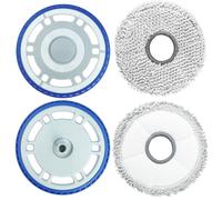 Ytaland - Juego de 2 almohadillas de repuesto para Ecovacs Deebot T30 Pro Omni/T30 Omni/T30S/T30S Combo Robot Aspirador, accesorios de aspiradora, almohadilla lavable