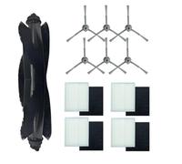 Ytaland Piezas de repuesto Accesorios para eufy serie L60, robot aspirador serie L50, 1 cepillo principal, 4 filtros Hepa, 6 cepillos laterales juego de piezas de repuesto