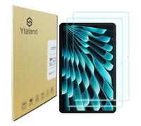 Ytaland - Protector de pantalla de vidrio templado para tablet DOOGEE T40 Pro de 12 pulgadas, 2 unidades, antihuellas, sin burbujas