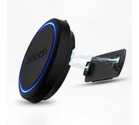 Ytaland Soporte magnético de coche para OOONO CO-Driver NO2, soporte de plástico ABS estable con imanes integrados, compatible con detector de flash OOONO NO2 (negro)