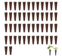 YTAXYZWR Esponjas de Cultivo hidropónico 50 Unidades, sustrato para germinación eficiente, tamaño Universal, Color Negro, Ideal para Tomates, lechugas y más