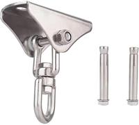 YTBHSHXZ 1 juego de gancho oscilante acero inoxidable 304 con giro 360° for conjuntos madera y hormigón