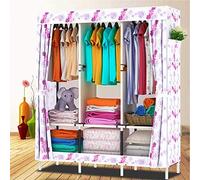 YTBHSHXZ 2 Bolsillos Laterales y 3 Perchas, fácil de Montar. Ideal for Dormitorio, guardarropa, Zapatos, Juguetes, etc