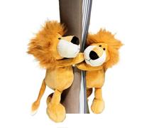 YTBHSHXZ 2 Correas de sujeción Animales del Bosque, Suaves y esponjosas, con diseño Zorro botón elástico(Lion)