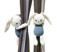 YTBHSHXZ 2 Correas de sujeción Animales, Tejido Suave y con Dibujos Animados, botón elástico(Bunny)
