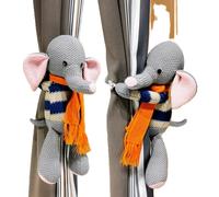 YTBHSHXZ 2 Correas de sujeción Animales, Tejido Suave y con Dibujos Animados, botón elástico(Elephant)
