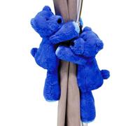 YTBHSHXZ 2 Correas de sujeción Suaves y esponjosas con diseño Dibujos Animados botón elástico(Blue)