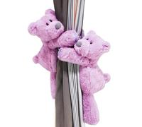 YTBHSHXZ 2 Correas de sujeción Suaves y esponjosas con diseño Dibujos Animados botón elástico(Purple)