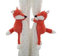 YTBHSHXZ 2 Piezas de Peluches Rayas con Forma Animales for Decorar el Dormitorio los niños, la Sala Estar, hogar y Oficina(Fox)
