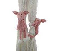 YTBHSHXZ 2 Piezas de Peluches Rayas con Forma Animales for Decorar el Dormitorio los niños, la Sala Estar, hogar y Oficina(Pig)