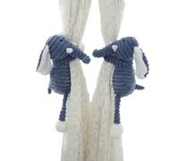 YTBHSHXZ 2 Piezas de Peluches Rayas con Forma Animales for Decorar el Dormitorio los niños, la Sala Estar, hogar y Oficina(Elephant)