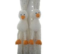 YTBHSHXZ 2 Piezas de Peluches Rayas con Forma Animales for Decorar el Dormitorio los niños, la Sala Estar, hogar y Oficina(Duck)
