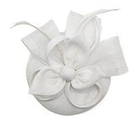 YTBHSHXZ, Accesorios for el cabello for mujer, velos de novia decorados con plumas, tocado for cóctel o fiesta.(White)