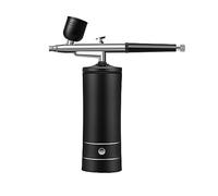 YTBHSHXZ, Aerógrafo inalámbrico portátil recargable con compresor, pistola pulverizadora for belleza facial, arte de uñas, tatuajes, manualidades, pintura for pasteles(B)