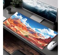 YTBHSHXZ Alfombrilla de ratón y Teclado con diseño Paisaje cañón, Bordes cosidos Base Antideslizante. Ideal for el hogar, la Oficina, Juegos Trabajo(1000x500x3mm)