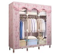 YTBHSHXZ Armario de Almacenamiento, Armario pie, Tela, portátil, D_130 * 46 170 cm/a/130 cm