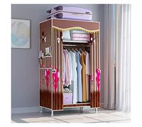 YTBHSHXZ Armario Plegable de Tela for Dormitorio, Organizador Ropa con Marco Acero, Armario for, for Muebles del hogar