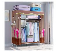 YTBHSHXZ Armario Plegable de Tela for Dormitorio, Organizador Ropa con Marco Acero, Armario for, for Muebles del hogar