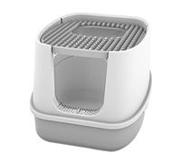 YTBHSHXZ Bandeja Sanitaria para Gatos Grande, Tapa for Gatos, Desodorante, Orinal anticinturón, Lavabo Grande,