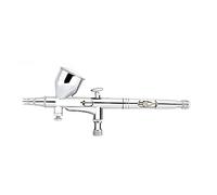 YTBHSHXZ, Boquilla de aerógrafo de doble acción de 0,2/0,3/0,5 mm con aguja y alimentación de 9 cc, juego de pistola pulverizadora for modelismo, pasteles, uñas, pintura de coches(Nt 180t)
