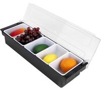 YTBHSHXZ Caja for conservar fruta, caja for condimentos con tapa, recipientes for especias, soporte for de bar, frascos for cocina