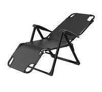 YTBHSHXZ Cama Individual for Siesta de Oficina, Silla portátil Sencilla for el hogar, pequeña Fresca Verano, 167 x 52 48 cm, Duradera(Black)