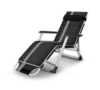 YTBHSHXZ Cama Plegable portátil for Almuerzo, reclinable, Silla de Siesta, Cama Playa con cojín Desmontable, 178 x 65 25 cm, Duradera